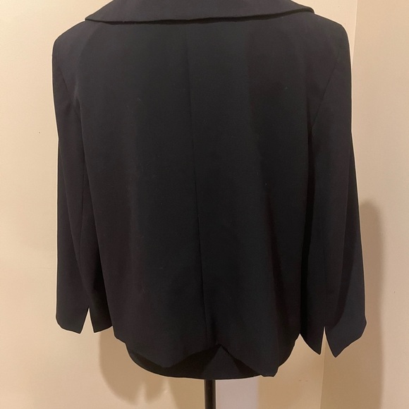 Chaus Nautical-inspired Blazer with Johnny Collar, Buttons & Leather detailing - Picture 2 of 5